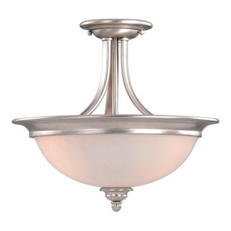 VAXCEL INTERNATIONAL Avalon 15In. Semi-Flush Ceiling Light AL-CFU150BN